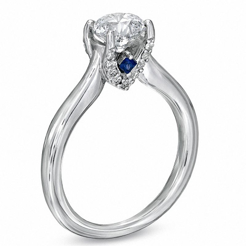 Vera Wang Love Collection CT. T.W. Diamond Engagement Ring in 14K White Gold