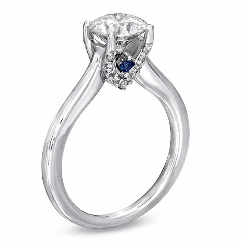 Main Image 3 of Vera Wang Love Collection 1.29 CT. T.W. Diamond Engagement Ring in 14K White Gold
