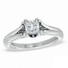 Thumbnail Image 0 of Vera Wang Love Collection 0.82 CT. T.W. Princess-Cut Diamond Engagement Ring in 14K White Gold