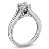 Thumbnail Image 3 of Vera Wang Love Collection 0.82 CT. T.W. Princess-Cut Diamond Engagement Ring in 14K White Gold