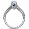 Thumbnail Image 2 of Vera Wang Love Collection 1.10 CT. T.W. Princess-Cut Diamond Engagement Ring in 14K White Gold