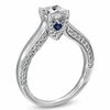 Thumbnail Image 3 of Vera Wang Love Collection 1.10 CT. T.W. Princess-Cut Diamond Engagement Ring in 14K White Gold