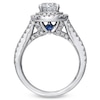 Thumbnail Image 2 of Vera Wang Love Collection 1.95 CT. T.W. Diamond Frame Split Shank Engagement Ring in 14K White Gold