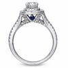 Thumbnail Image 2 of Vera Wang Love Collection 1.45 CT. T.W. Diamond Frame Split Shank Engagement Ring in 14K White Gold