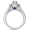 Thumbnail Image 1 of Vera Wang Love Collection 1.45 CT. T.W. Diamond Frame Split Shank Engagement Ring in 14K White Gold