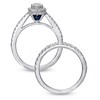 Thumbnail Image 2 of Vera Wang Love Collection 0.95 CT. T.W. Diamond Frame Bridal Set in 14K White Gold