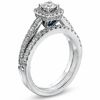 Thumbnail Image 3 of Vera Wang Love Collection 0.95 CT. T.W. Diamond Frame Bridal Set in 14K White Gold