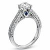 Thumbnail Image 3 of Vera Wang Love Collection 1.70 CT. T.W. Diamond Pavé Engagement Ring in 14K White Gold