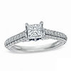 Thumbnail Image 1 of Vera Wang Love Collection 1.45 CT. T.W. Princess-Cut Diamond Engagement Ring in 14K White Gold