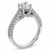 Thumbnail Image 3 of Vera Wang Love Collection 1.45 CT. T.W. Princess-Cut Diamond Engagement Ring in 14K White Gold