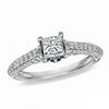 Thumbnail Image 0 of Vera Wang Love Collection 0.95 CT. T.W. Princess-Cut Diamond Engagement Ring in 14K White Gold