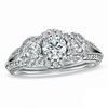Thumbnail Image 0 of Vera Wang Love Collection 1.20 CT. T.W. Diamond Three Stone Split Shank Engagement Ring in 14K White Gold