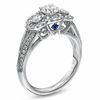 Thumbnail Image 3 of Vera Wang Love Collection 1.20 CT. T.W. Diamond Three Stone Split Shank Engagement Ring in 14K White Gold
