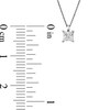 Thumbnail Image 2 of 0.18 CT. Certified Princess-Cut Canadian Diamond Pendant in 14K White Gold (I/I2) - 17&quot;