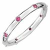 Stackable Expressions™ Lab-Created Ruby Station Ring in Sterling Silver
