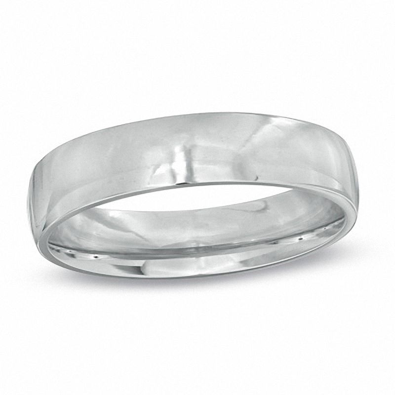 Men's 5.0mm Comfort Fit Wedding Band in Platinum|Peoples Jewellers