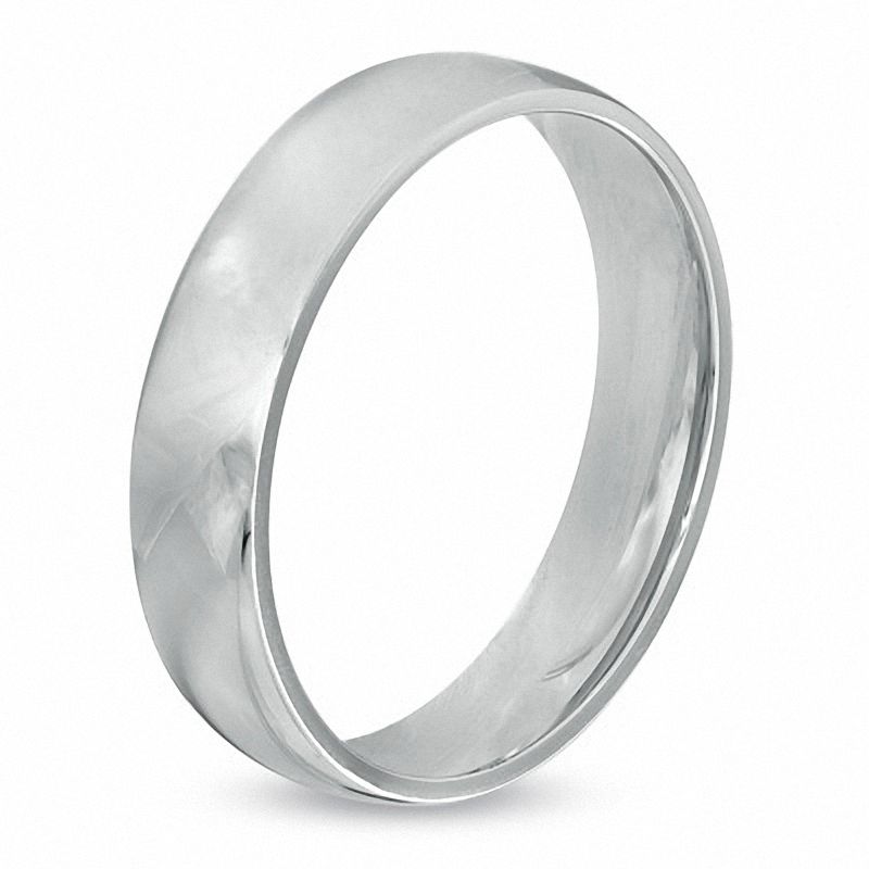 Men's 5.0mm Comfort Fit Wedding Band in Platinum|Peoples Jewellers