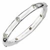 Thumbnail Image 1 of Stackable Expressions™ White Topaz Station Ring in Sterling Silver