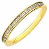 Stackable Expressions™ 0.17 CT. T.W. Diamond Eternity Ring in Sterling Silver with 18K Gold Plate