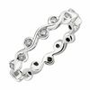 Thumbnail Image 1 of Stackable Expressions™ 0.35 CT. T.W. Diamond Fancy Swirl Ring in Sterling Silver