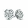 Thumbnail Image 1 of 0.50 CT. T.W. Diamond Cluster Stud Earrings in 10K White Gold