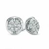 Thumbnail Image 1 of 0.33 CT. T.W. Diamond Cluster Stud Earrings in 10K White Gold