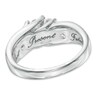 Thumbnail Image 3 of 1.00 CT. T.W. Diamond Slant Three Stone Ring in 14K White Gold
