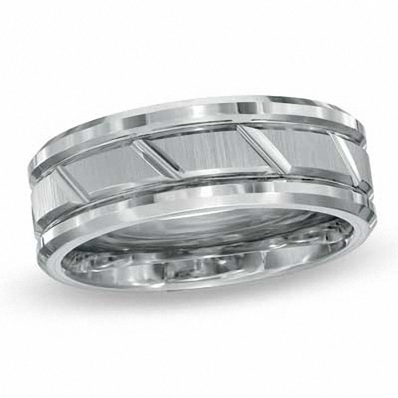 triton tungsten diamond ring