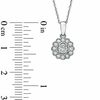 Thumbnail Image 1 of 0.38 CT. T.W. Diamond Frame Pendant in 14K White Gold