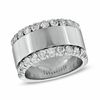 Thumbnail Image 0 of 1.50 CT. T.W. Diamond Edge Bold Anniversary Band in 14K White Gold