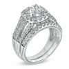 Thumbnail Image 1 of 2.00 CT. T.W. Diamond Double Split Shank Bridal Set in 14K White Gold