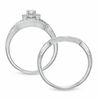 Thumbnail Image 3 of 0.50 CT. T.W. Diamond Twist Frame Bridal Set in 14K White Gold