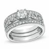 Thumbnail Image 1 of 1.00 CT. T.W. Diamond Vine Bridal Set in 14K White Gold