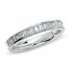 Thumbnail Image 1 of 0.50 CT. T.W. Princess-Cut and Baguette Diamond Wedding Band in 14K White Gold