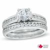 Thumbnail Image 0 of 1.25 CT. T.W. Certified Canadian Diamond Bridal Set in 14K White Gold (I/I1)