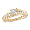 Thumbnail Image 0 of 0.50 CT. T.W. Quad Princess-Cut Diamond Engagement Ring in 14K Gold