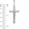 Thumbnail Image 1 of Rosary Necklace in Stainless Steel - 24"