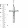 Thumbnail Image 2 of Rosary Necklace in Stainless Steel - 24"