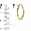 Thumbnail Image 1 of 15mm Hammered Hoop Earrings in 10K Gold