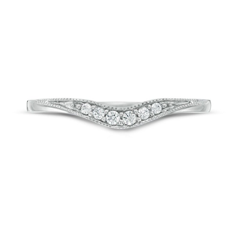 Main Image 4 of Diamond Accent Anniversary Band in 14K White Gold