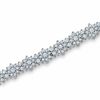 Thumbnail Image 1 of 5.00 CT. T.W. Diamond Cluster Starburst Bracelet in 10K White Gold