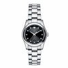 Thumbnail Image 1 of Ladies' Movado Sportive Diamond Accent Watch with Black Dial (Model: 0606497)