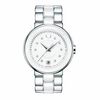Thumbnail Image 1 of Ladies' Movado Cerena Diamond Accent Stainless Steel and Ceramic Watch with White Dial (Model: 0606540)