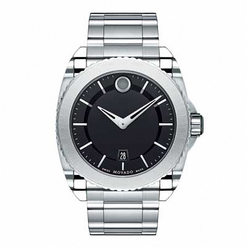 Men's Movado Master Watch with Black Dial (Model: 0606550)|Peoples Jewellers