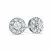 Thumbnail Image 0 of 0.25 CT. T.W. Diamond Frame Stud Earrings in 10K White Gold