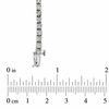 Thumbnail Image 3 of 0.25 CT. T.W. Diamond Tennis Bracelet in Sterling Silver - 7.25"