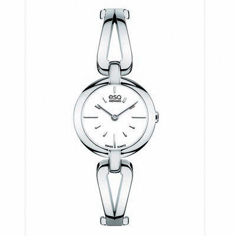 Main Image 1 of Ladies' ESQ Movado Corbel Bangle Watch with White Dial (Model: 07101394)