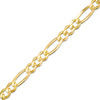 Thumbnail Image 1 of Men's 7.0mm Figaro Chain Bracelet in Solid 14K Gold - 8.5"