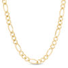Thumbnail Image 1 of Men's 4.5mm Figaro Chain Necklace in Solid 14K Gold - 24"