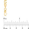 Thumbnail Image 2 of Men's 4.5mm Figaro Chain Necklace in Solid 14K Gold - 24"